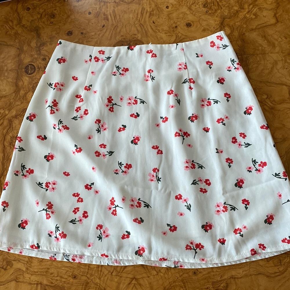 Princess Polly floral mini skirt